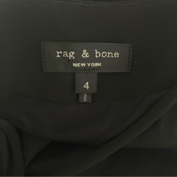 Black rag & bone Denton Strappy Black Dress - Picture 6 of 7